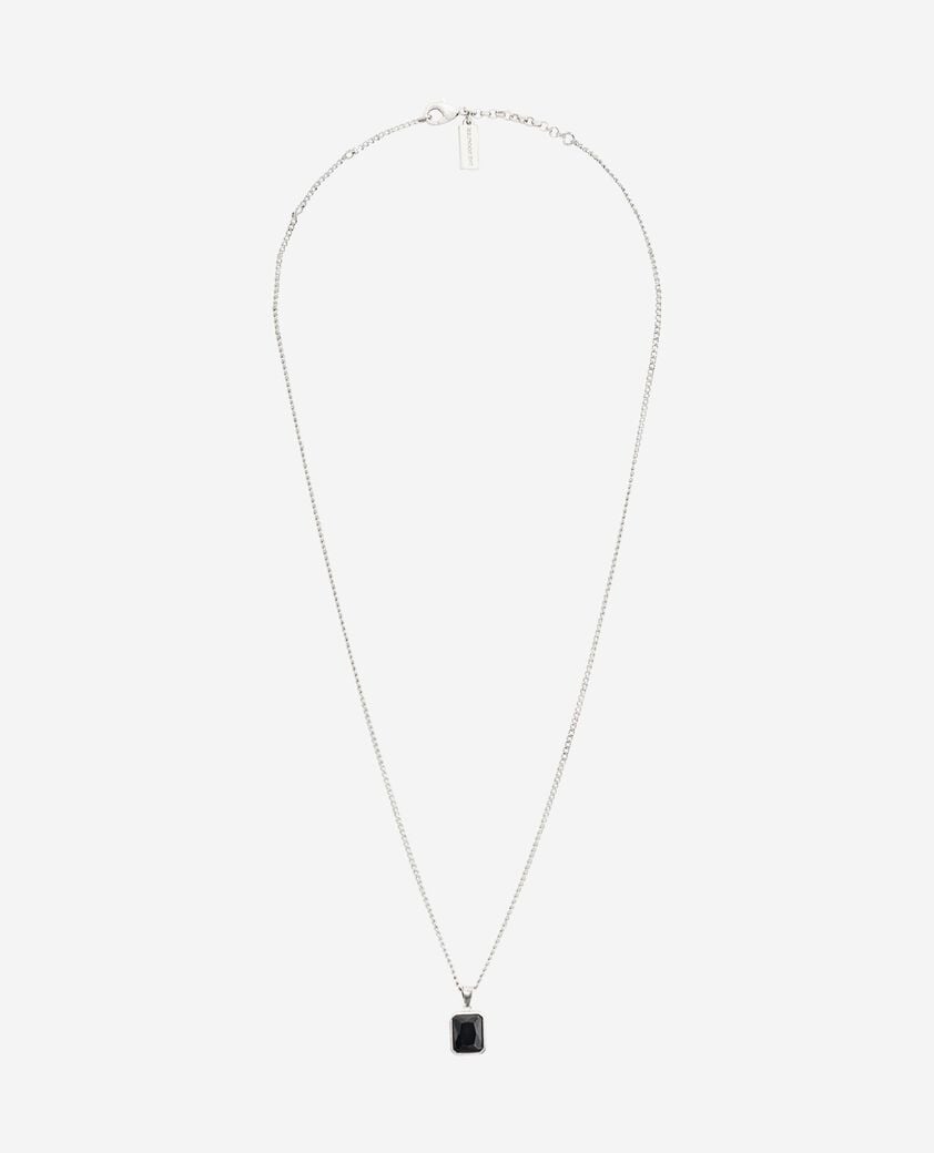 The Kooples HOMME SILVER collier avec pendentif argenté