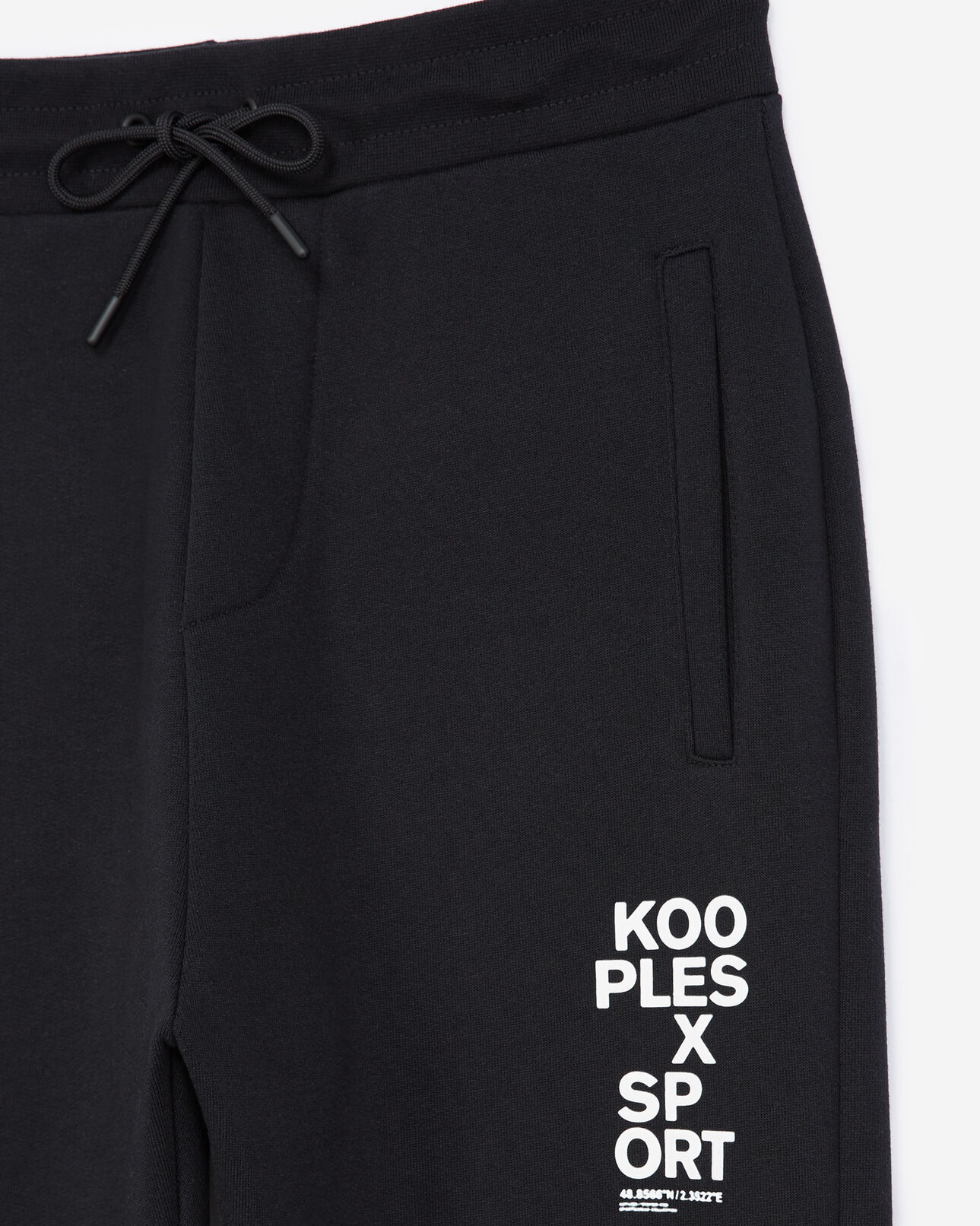 The Kooples HOMBRE BLACK pantalón jogging negro