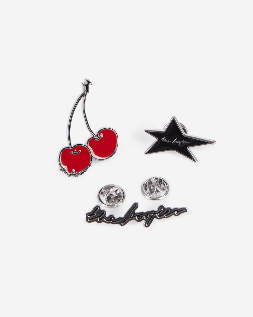 The Kooples MIXTE ANTIC SILVER set de pins