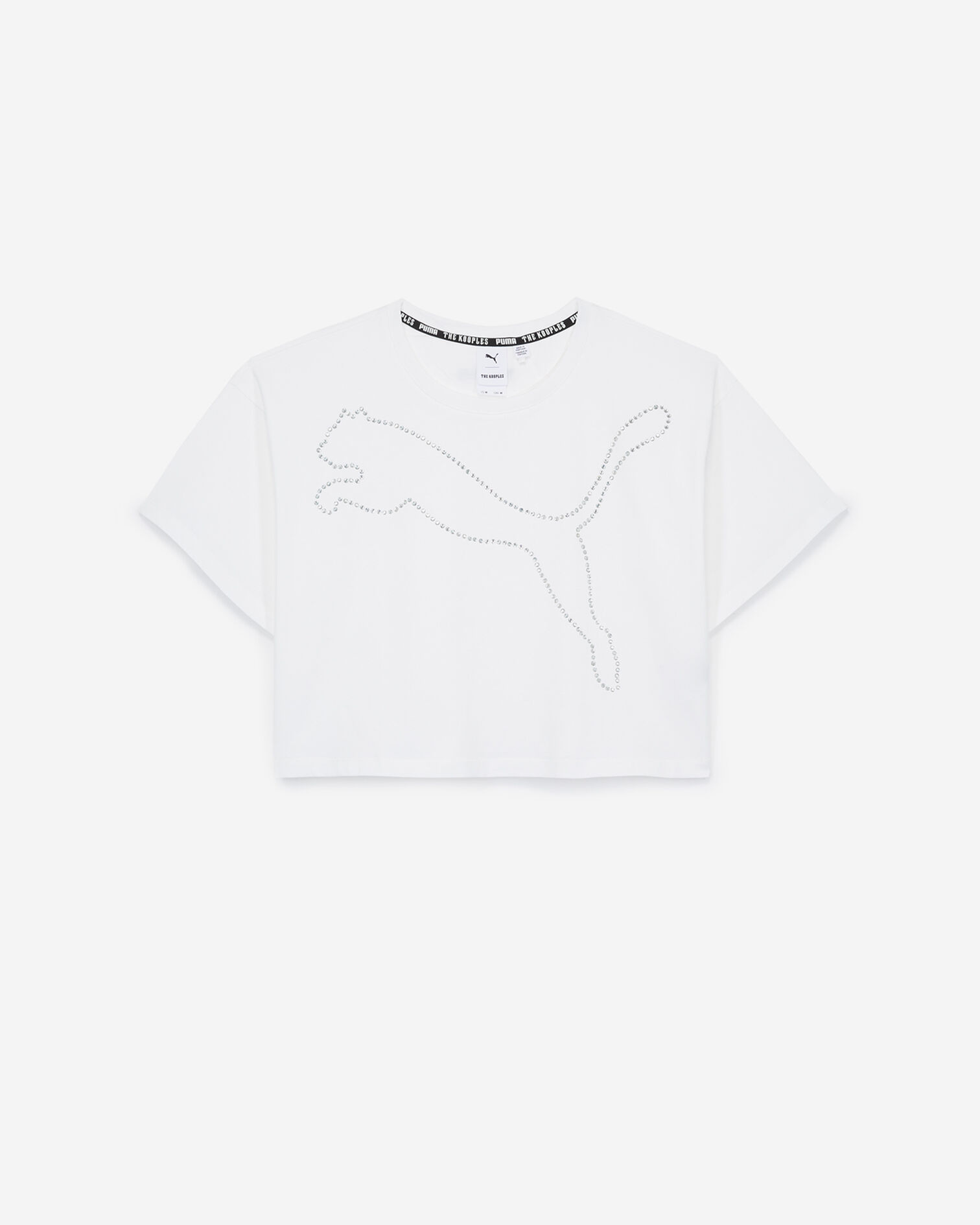 Top fluide blanc logo Puma, WHITE, hi-res image number null