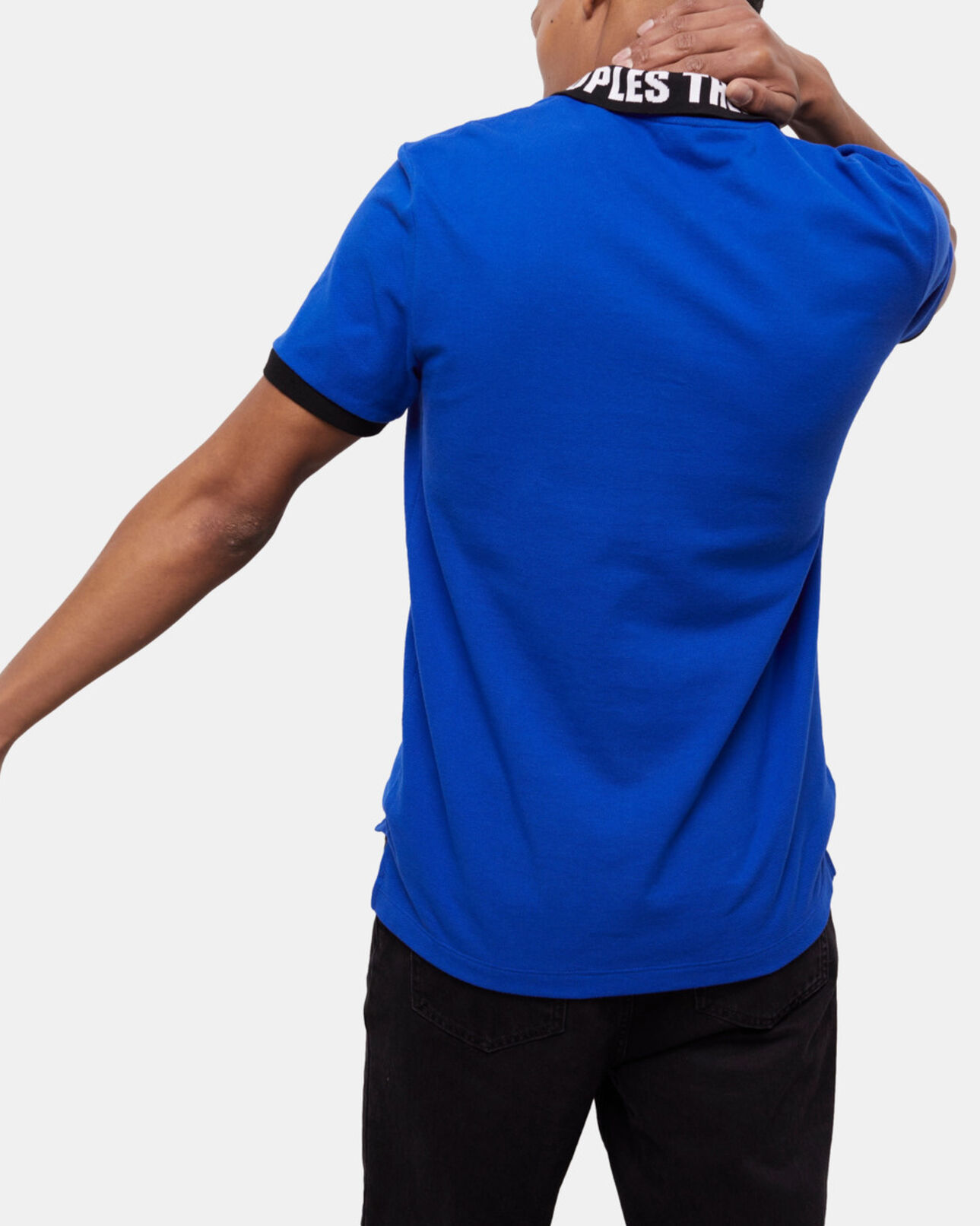 The Kooples HERREN BLUE ELECTRIC blaues poloshirt