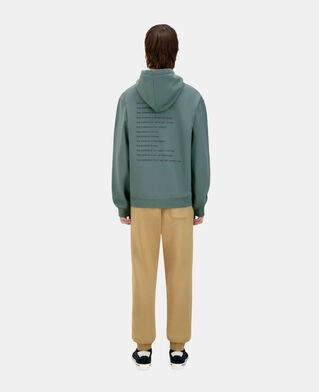 The Kooples HOMME FOREST sweatshirt &agrave; capuche what is vert