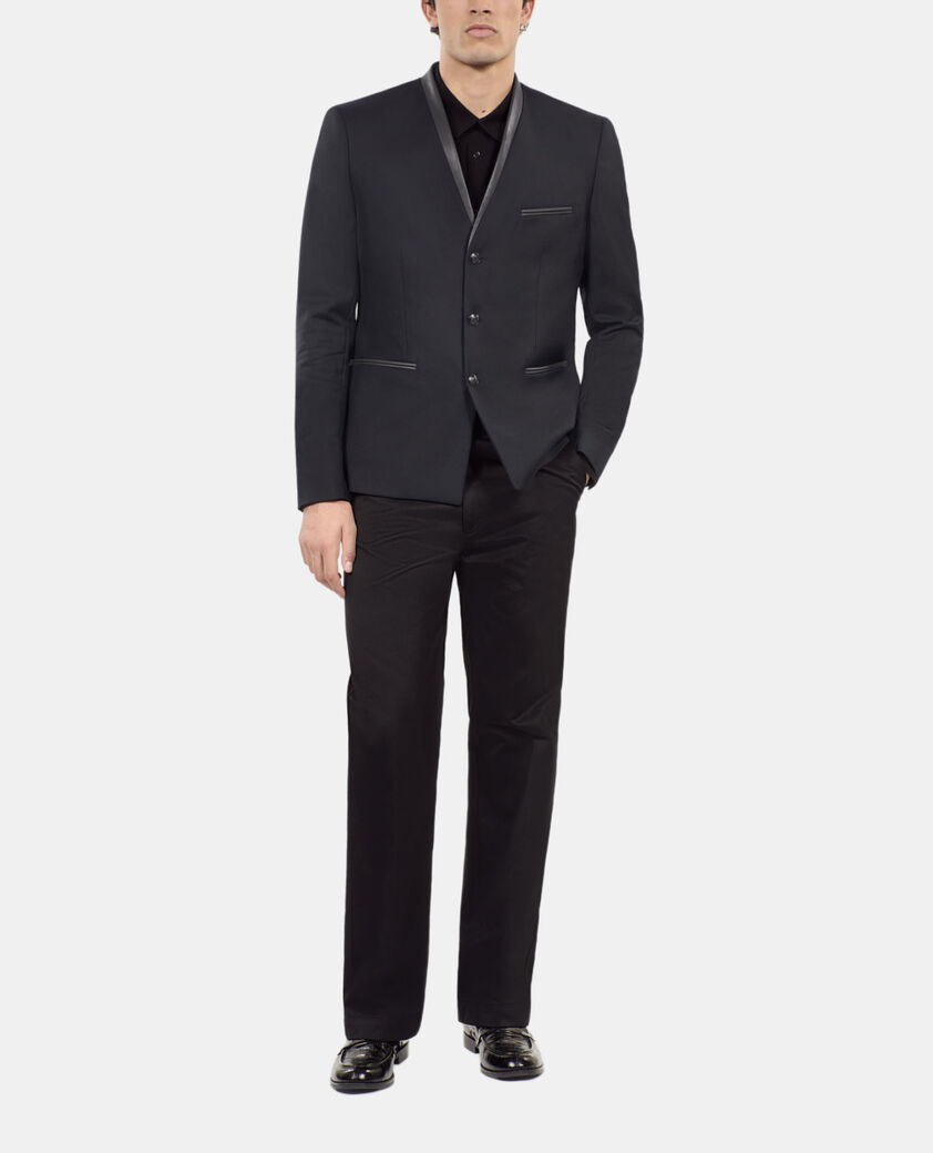 The Kooples HOMME BLACK blazer en laine noir
