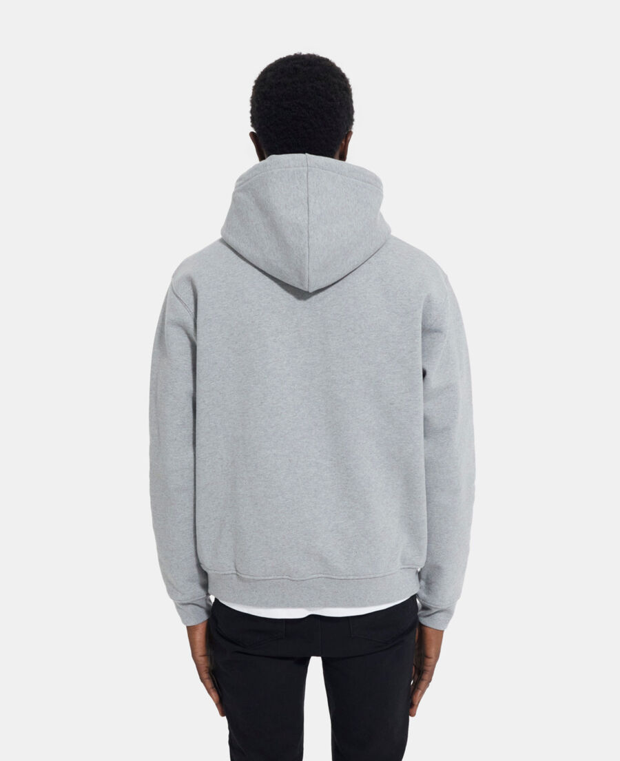 graues sweatshirt mit logo