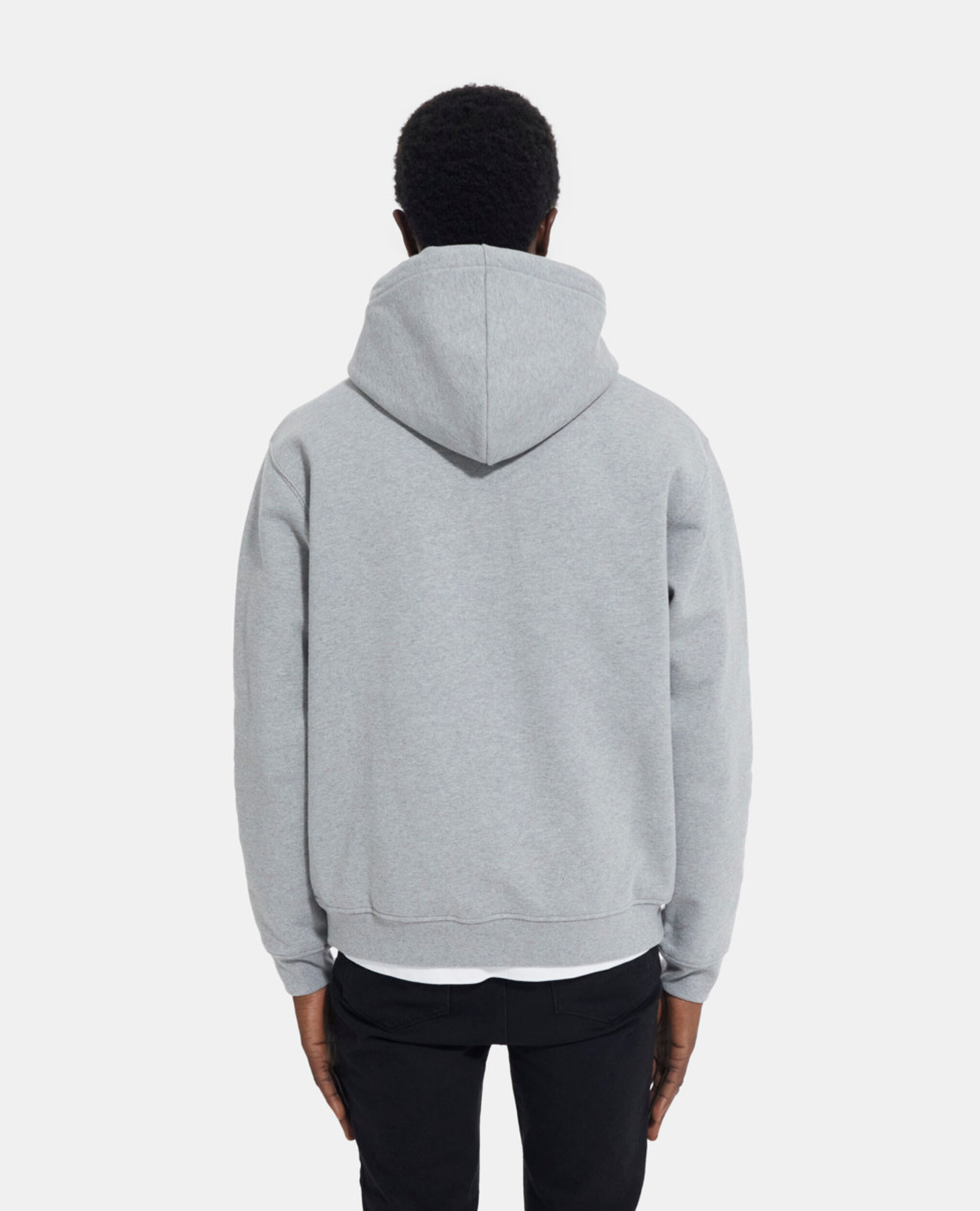 Graues Sweatshirt mit Logo, GREY MELANGE, hi-res image number null