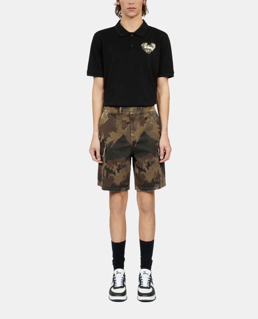The Kooples H CAMOUFLAGE camouflage cargo shorts