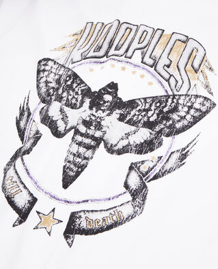 The Kooples HOMME WHITE t-shirt avec sérigraphie blanc