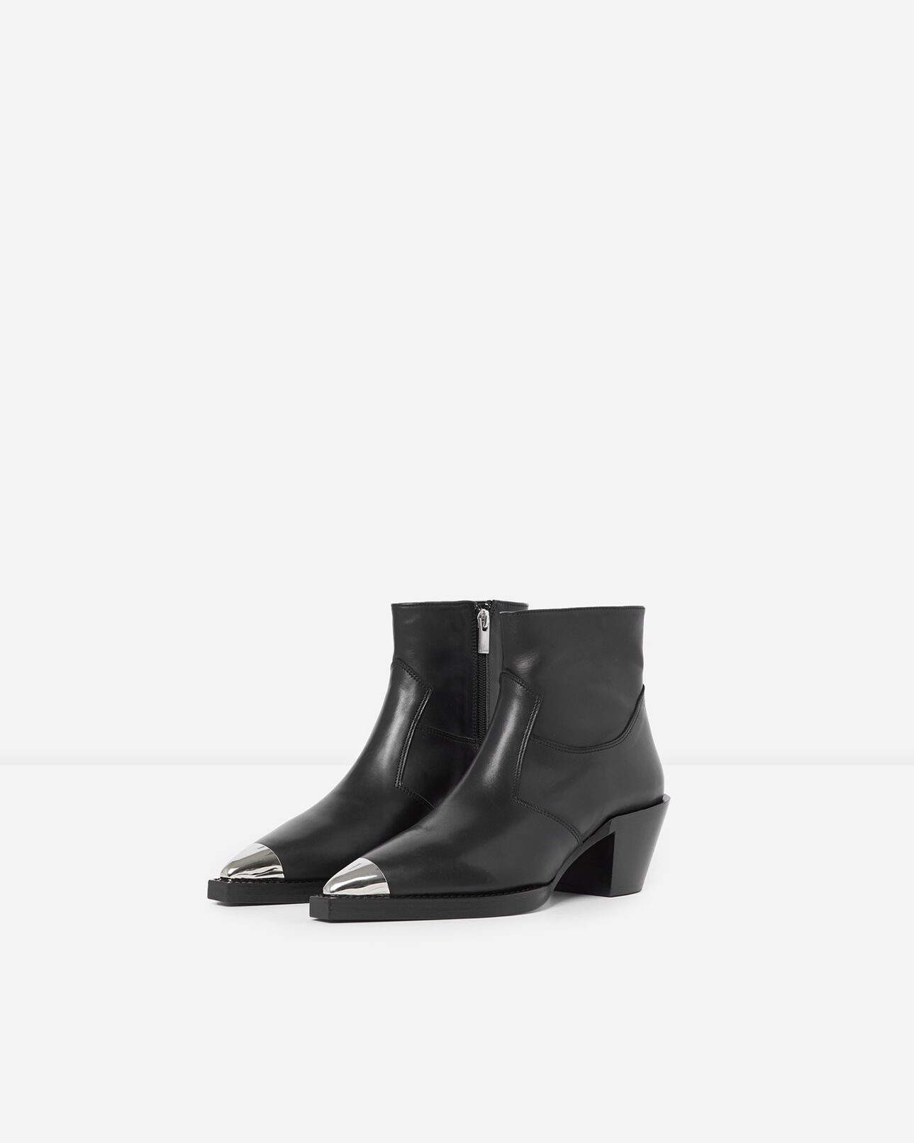 The Kooples FEMME BLACK boots rock talons style western