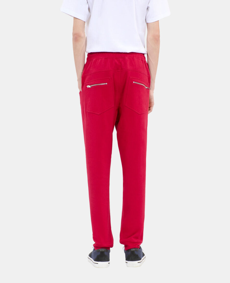 The Kooples HOMME BLOOD bas de jogging rouge
