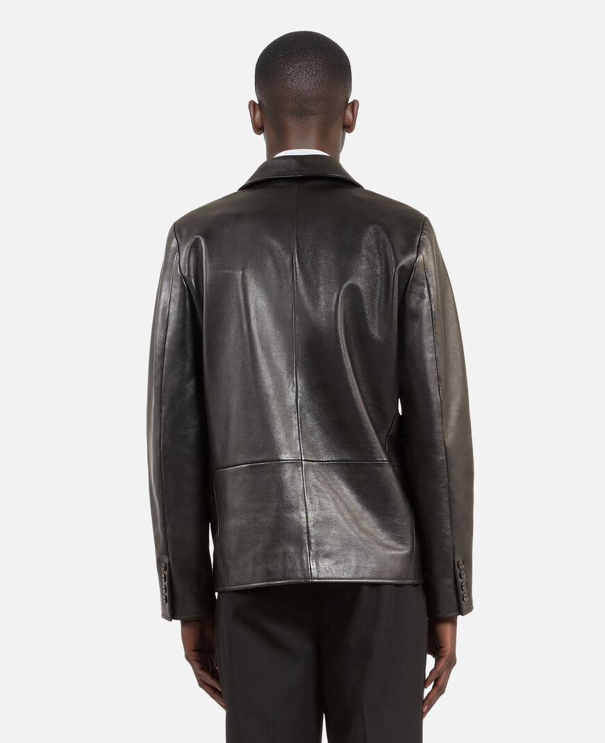 The Kooples HERREN BLACK schwarze lederjacke