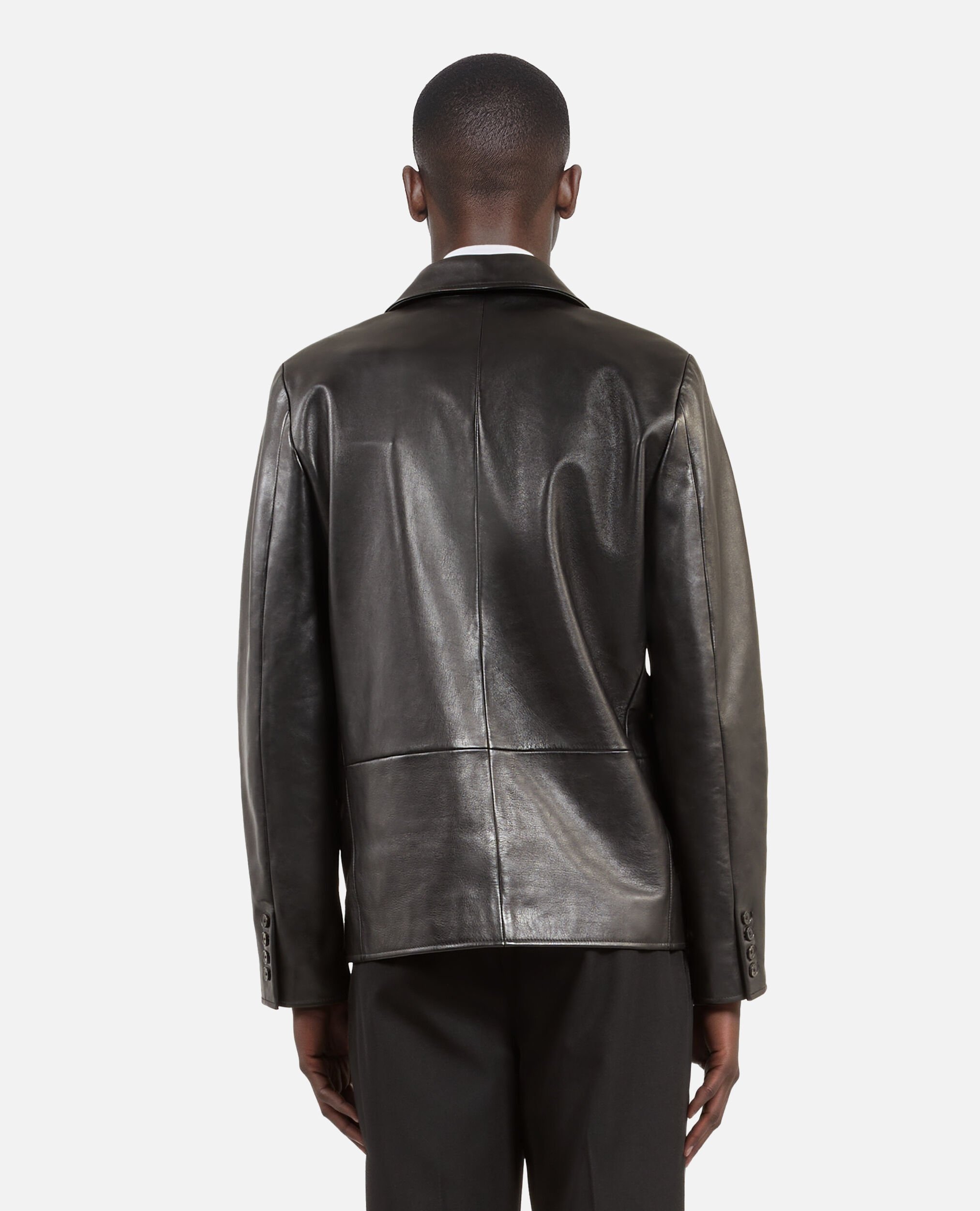 Schwarze Lederjacke, BLACK, hi-res image number null