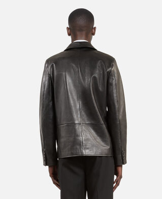 The Kooples HERREN BLACK schwarze lederjacke