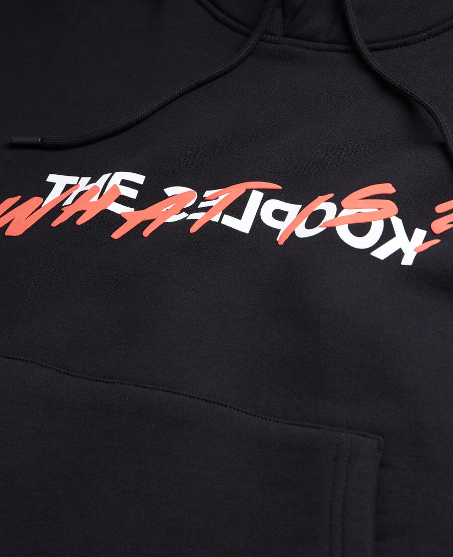 sudadera negra serigrafía what is