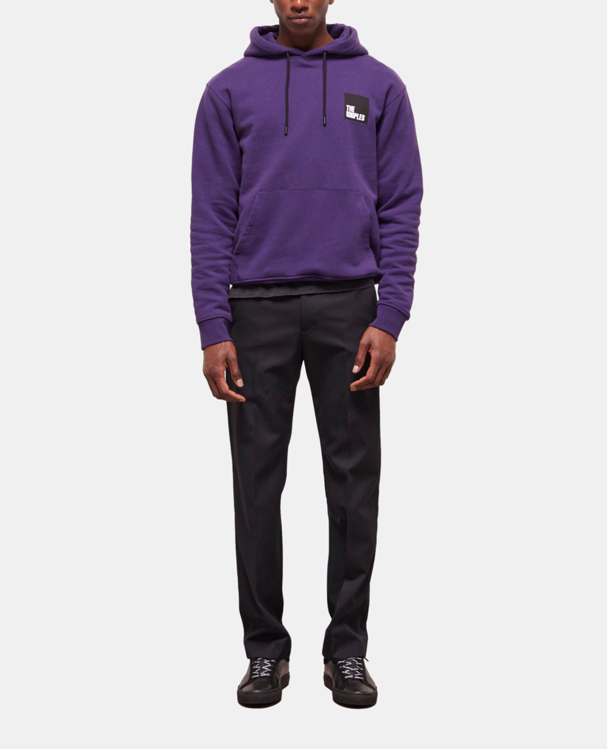 Sweatshirt à logo violet, PURPLE, hi-res image number null