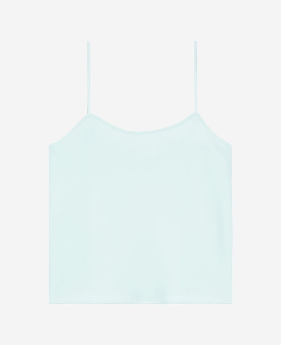 The Kooples WOMEN BABY BLUE light blue camisole