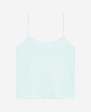 The Kooples WOMEN BABY BLUE light blue camisole