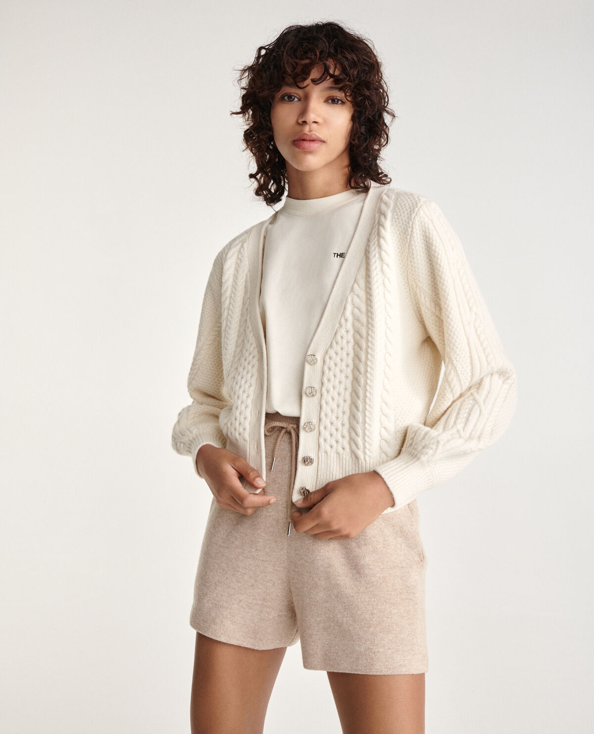 Cardigan ecru new arrivals