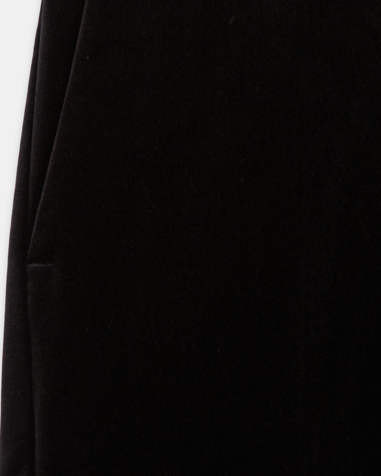 The Kooples WOMEN BLACK black velvet flared suit pants