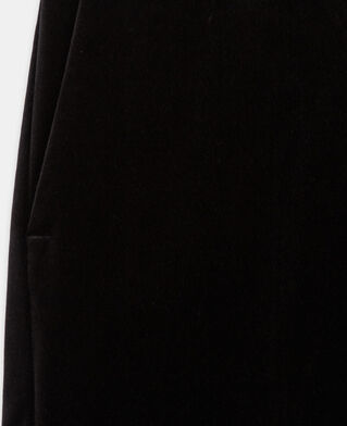 The Kooples F BLACK black velvet flared suit pants