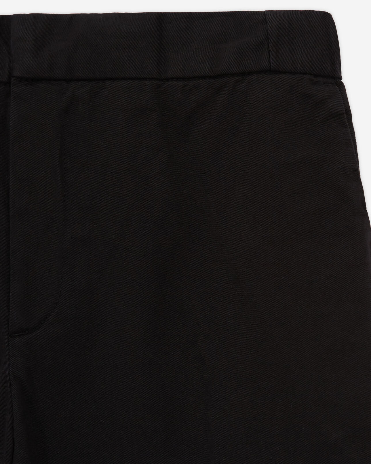 The Kooples HOMME BLACK pantalon droit noir
