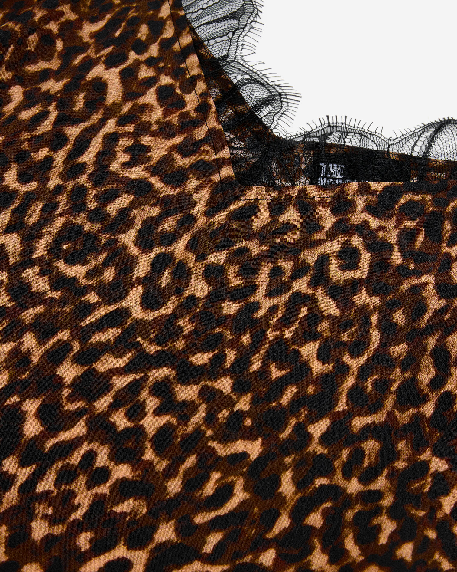 Caraco en soie imprimé léopard, LEOPARD, hi-res image number null