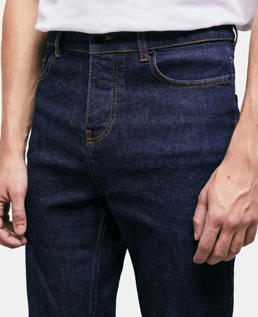 blue slim-fit jeans