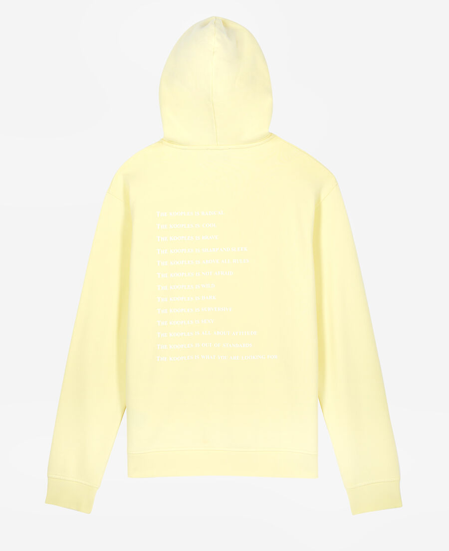 The Kooples H BRIGHT YELLOW yellow what is hoodie