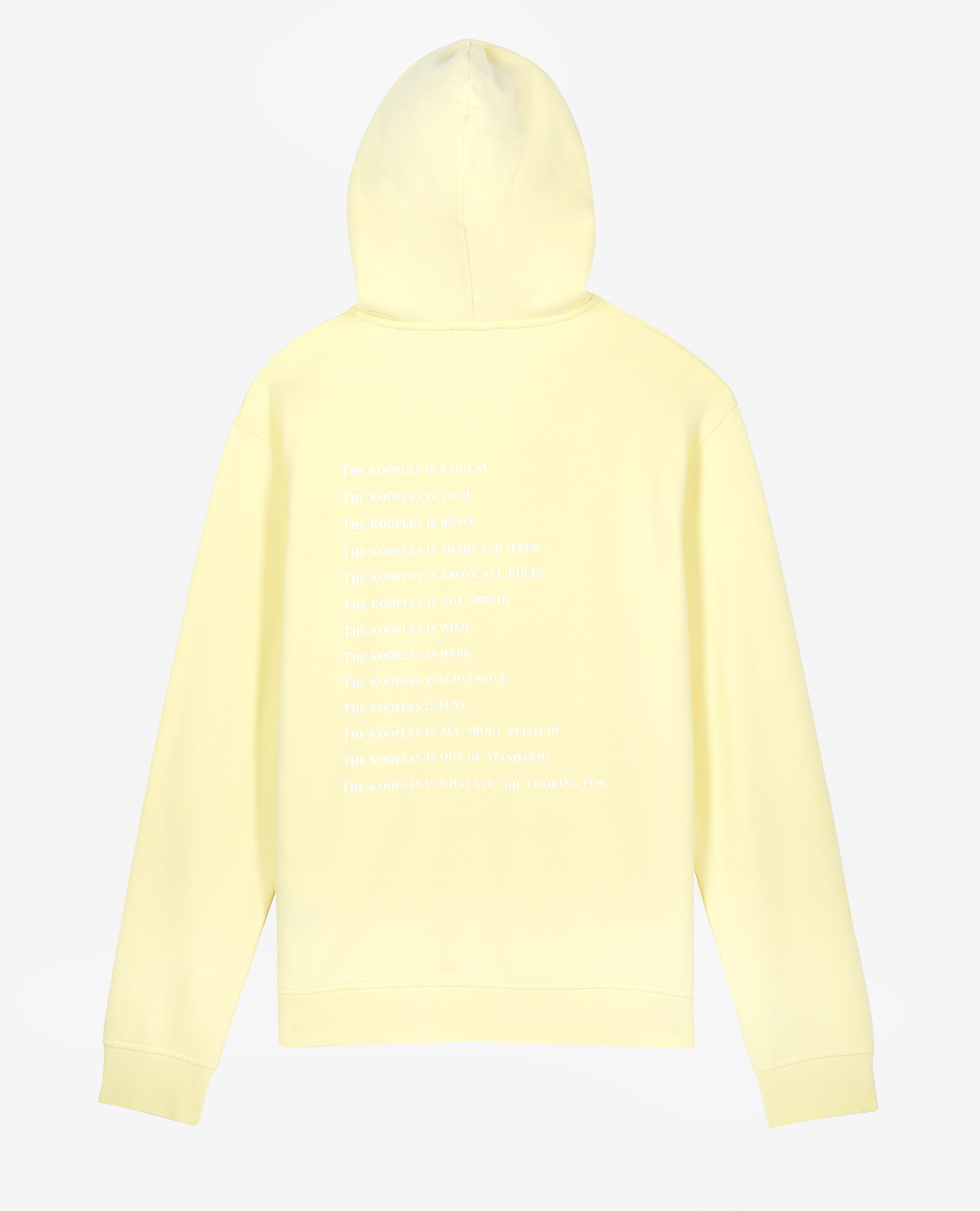 Yellow What is hoodie, BRIGHT YELLOW, hi-res image number null