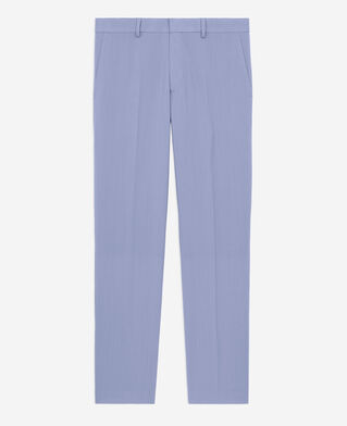 The Kooples HERREN LIGHT BLUE blaue fil-à-fil-anzughose aus wolle