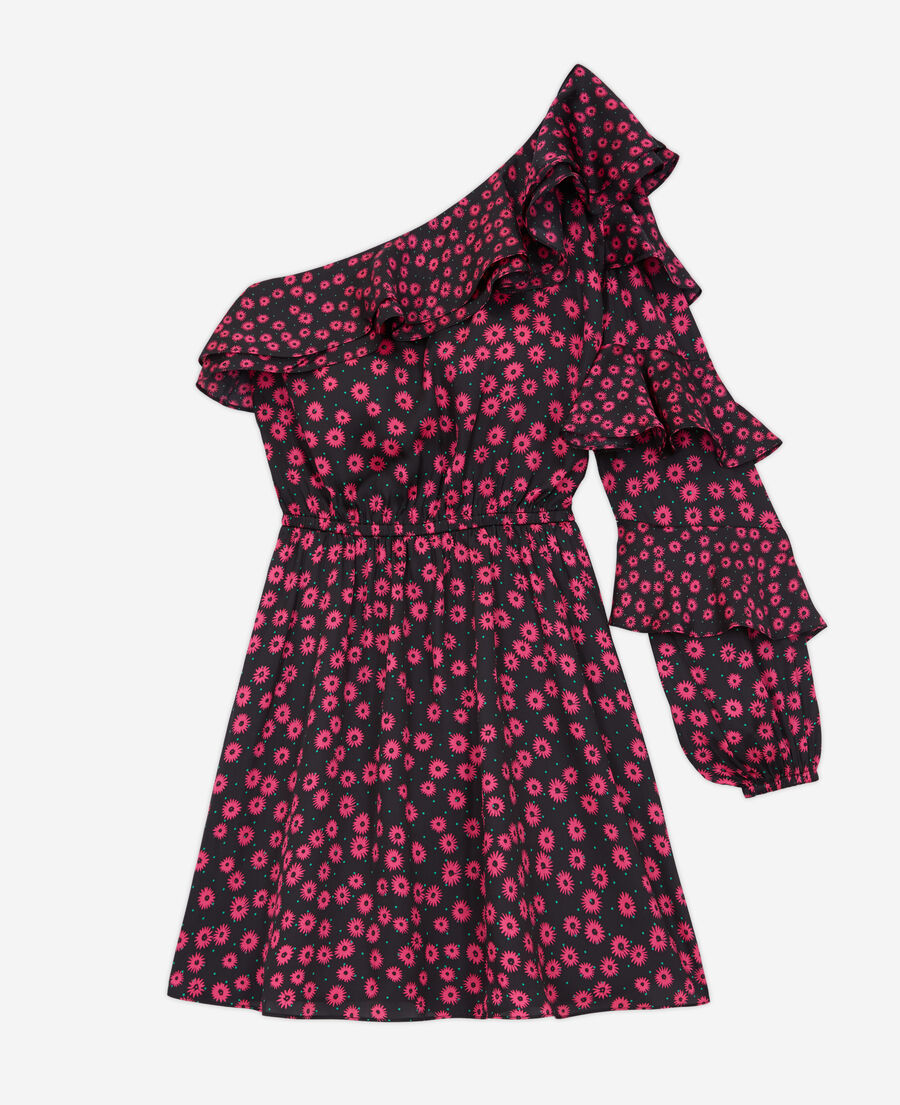 The Kooples DAMEN PINK kurzes kleid mit print