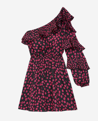 The Kooples DAMEN PINK kurzes kleid mit print