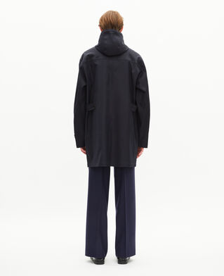 The Kooples H NAVY navy blue hooded water-repellent parka