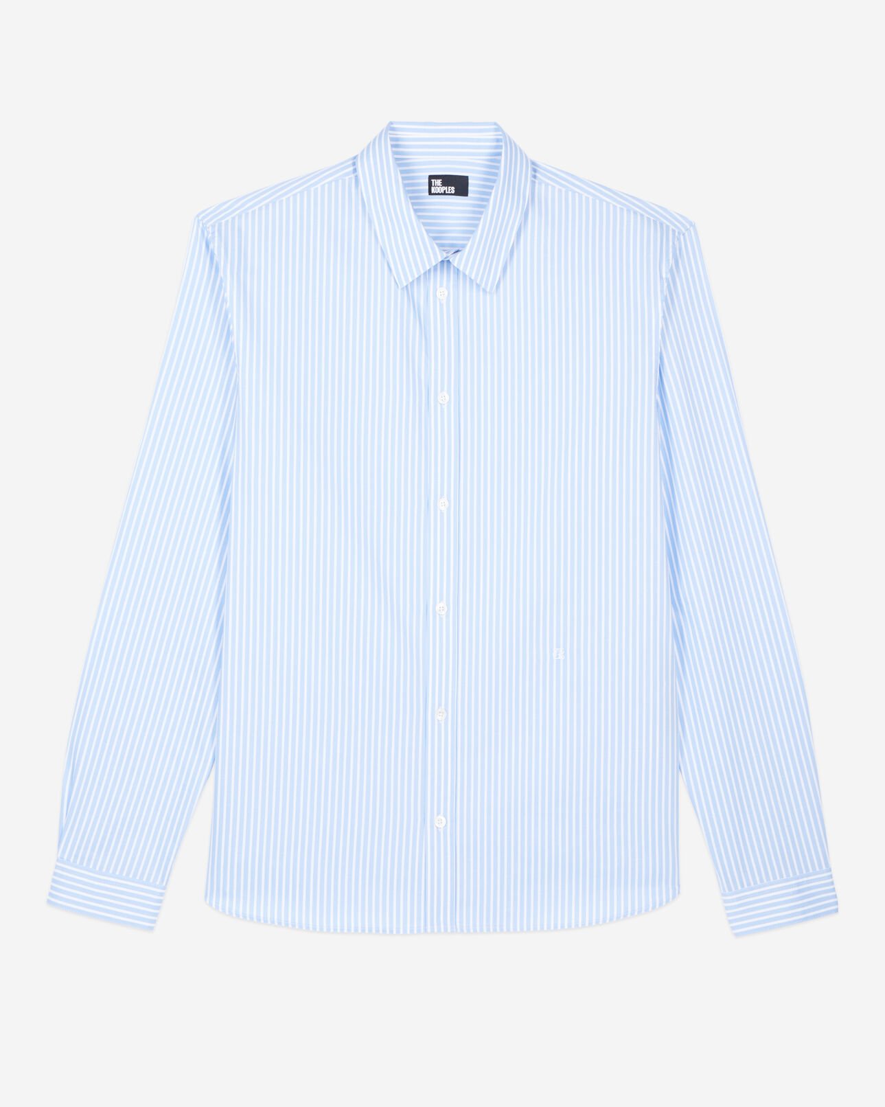 The Kooples MEN BLUE WHITE formal striped shirt