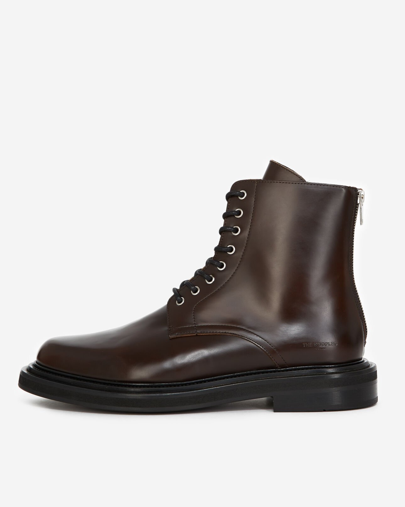 The Kooples HERREN BROWN lederboots braun dicke sohle
