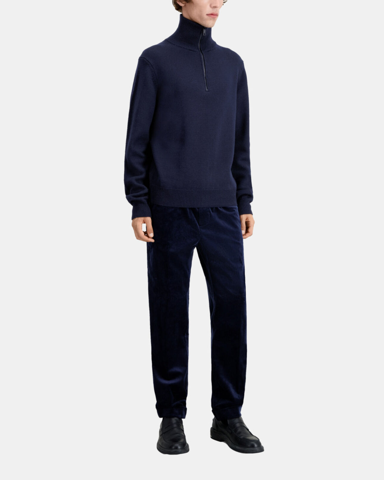 The Kooples MEN NAVY blue wool sweater