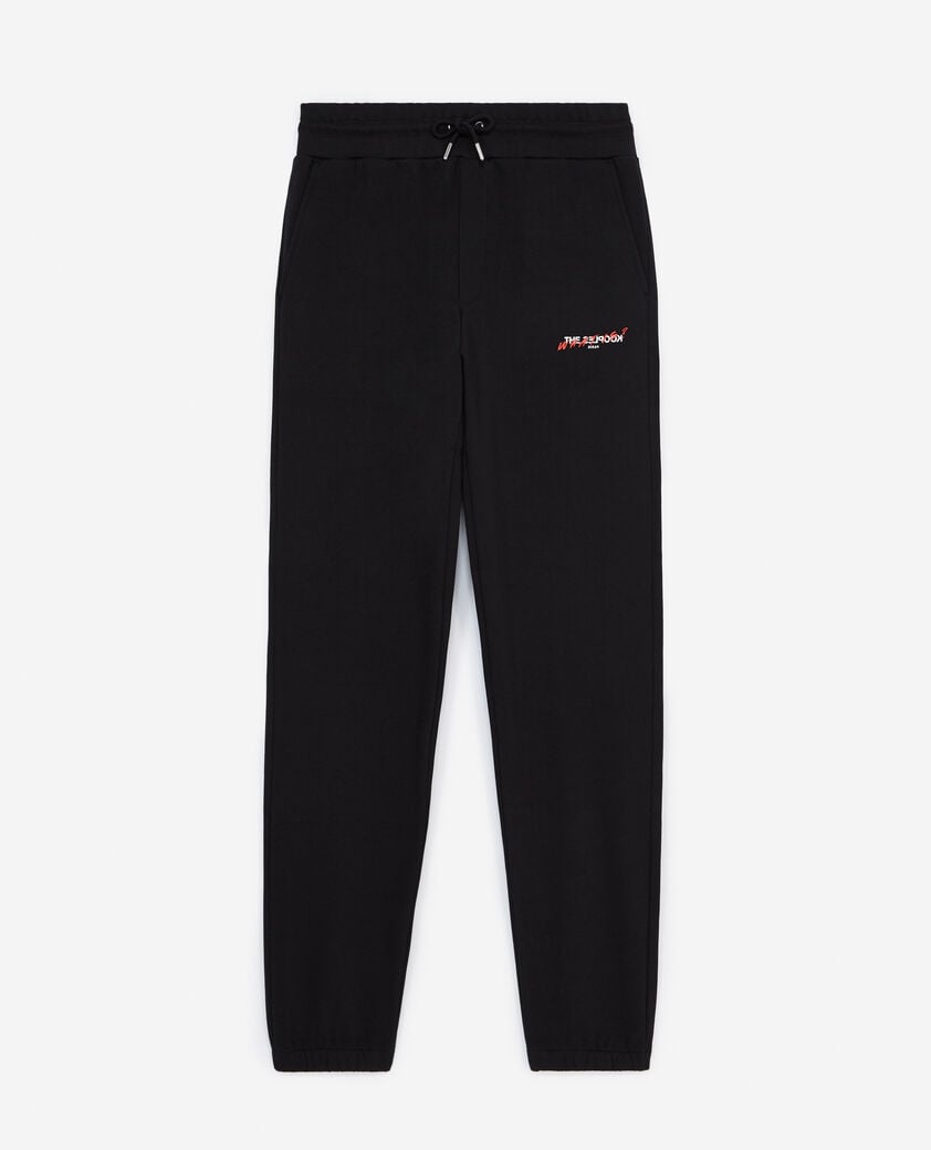 The Kooples FEMME BLACK jogging noir à petit logo the kooples