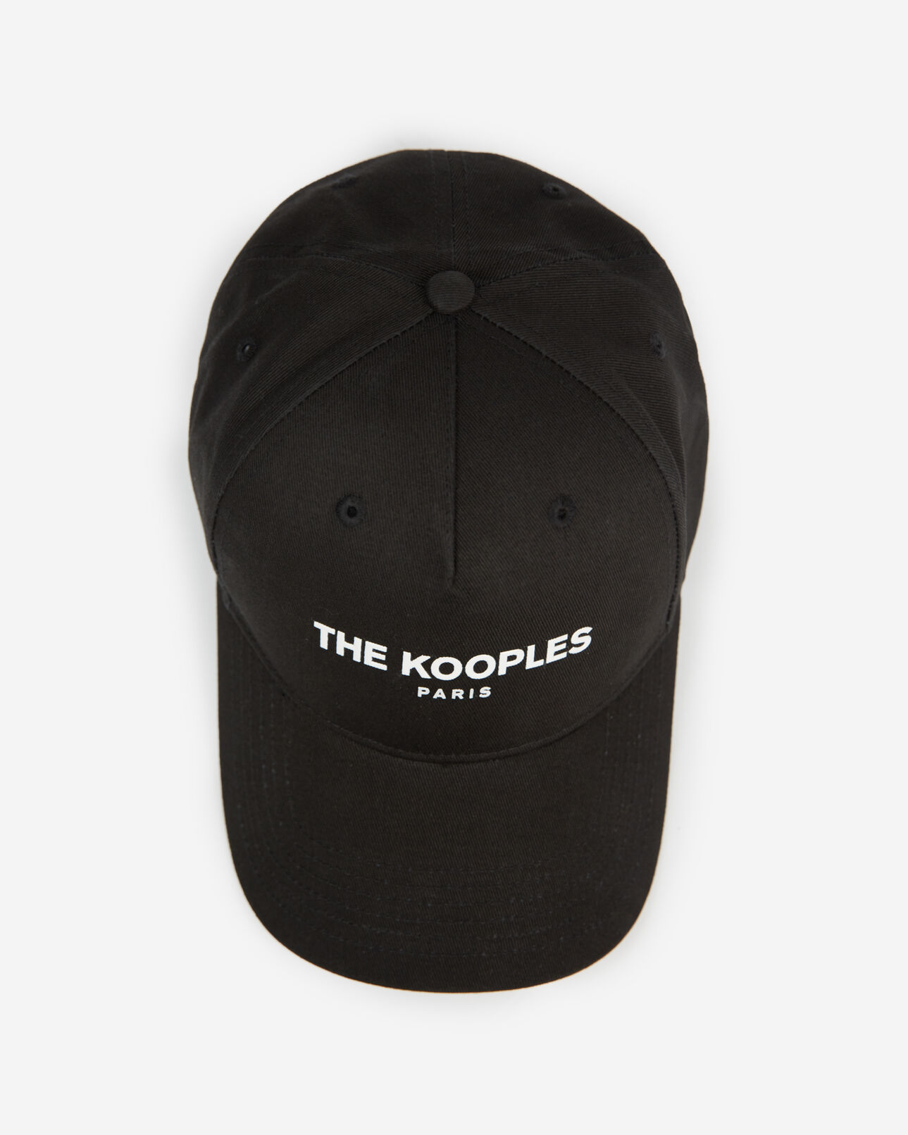 The Kooples HERREN BLACK WHITE schwarze kappe mit logo