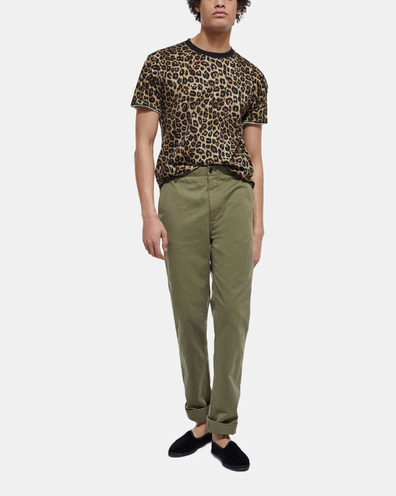 The Kooples MEN LEOPARD leopard print t-shirt