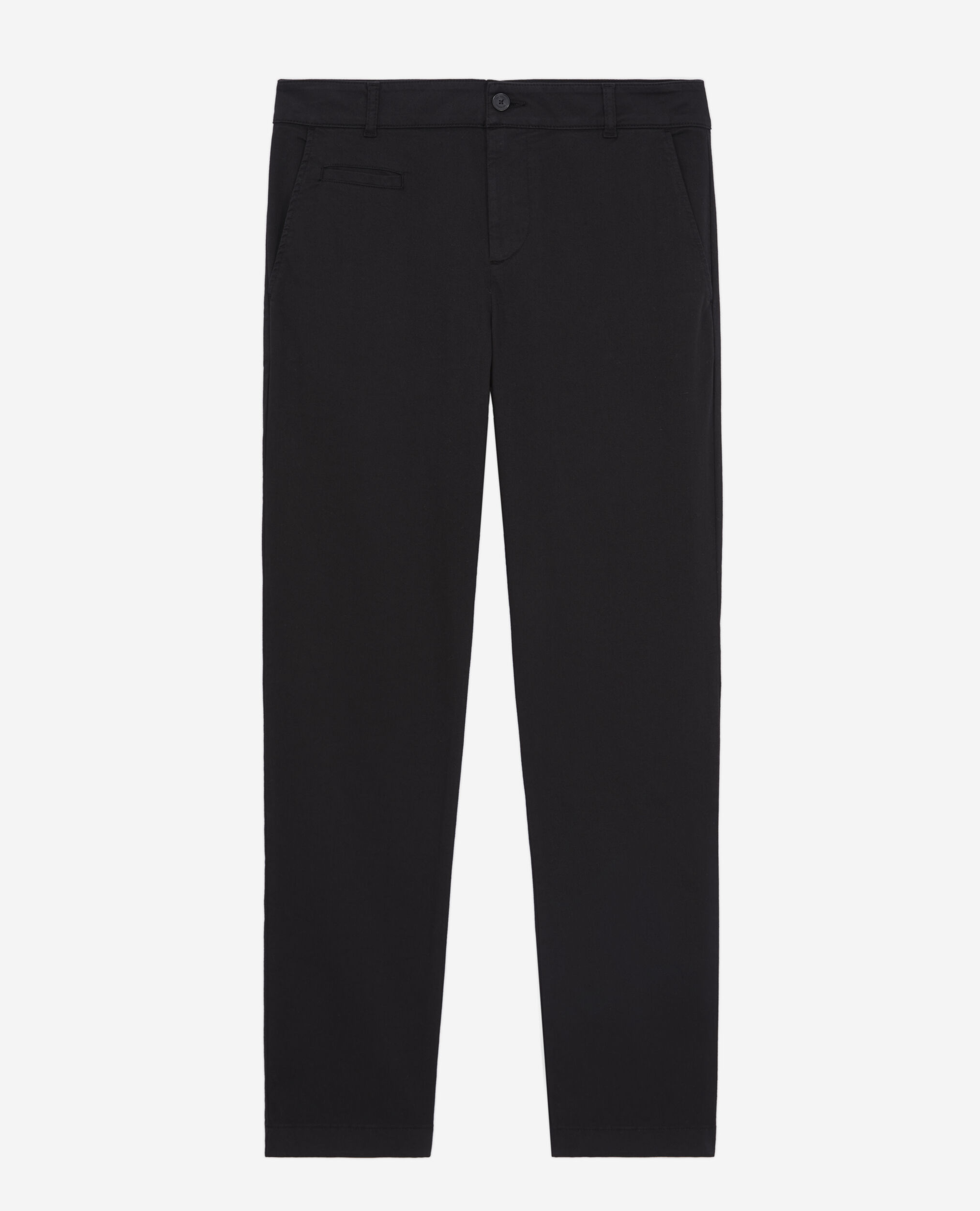 Pantalon chino noir, BLACK, hi-res image number null