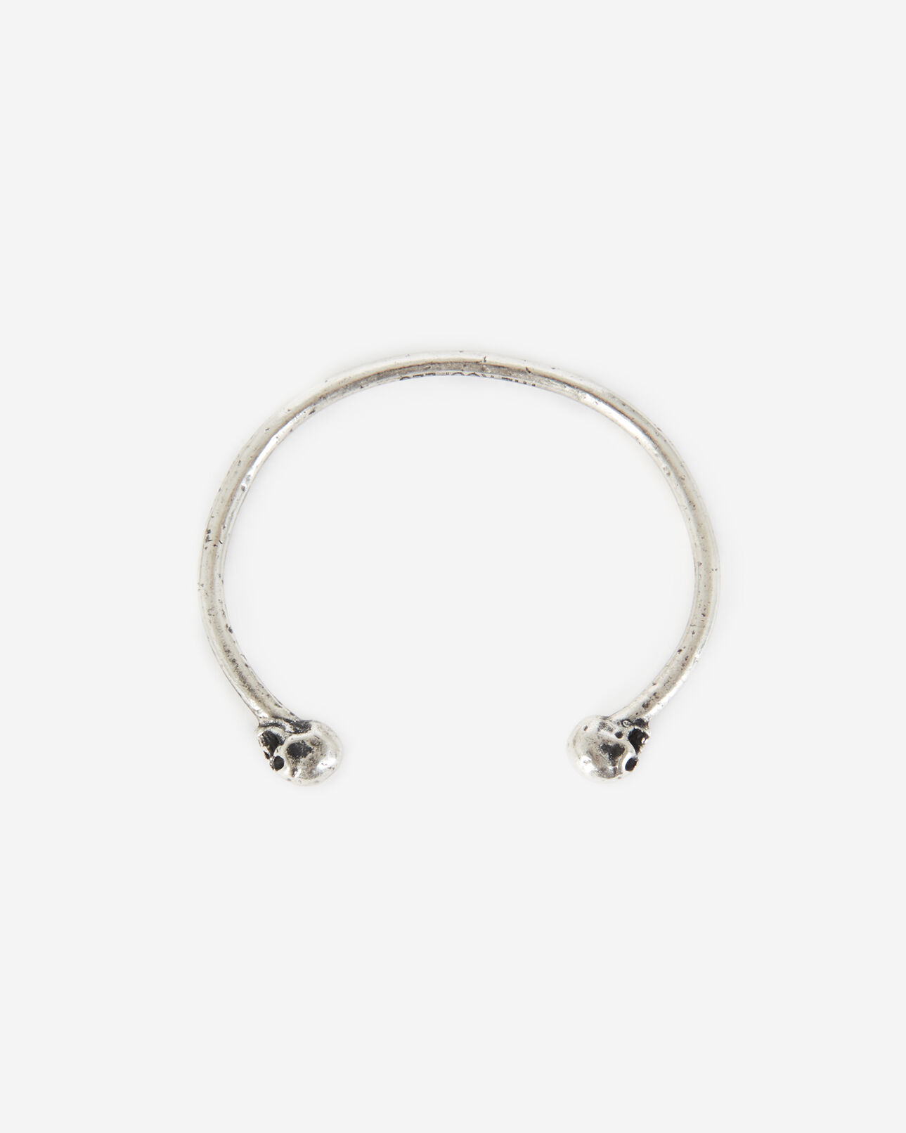 The Kooples MEN ANTIC SILVER silver brass skull bangle