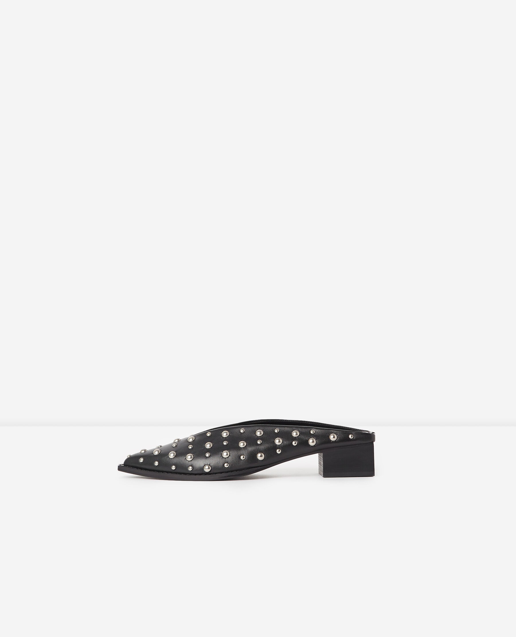 Black mules with studs store