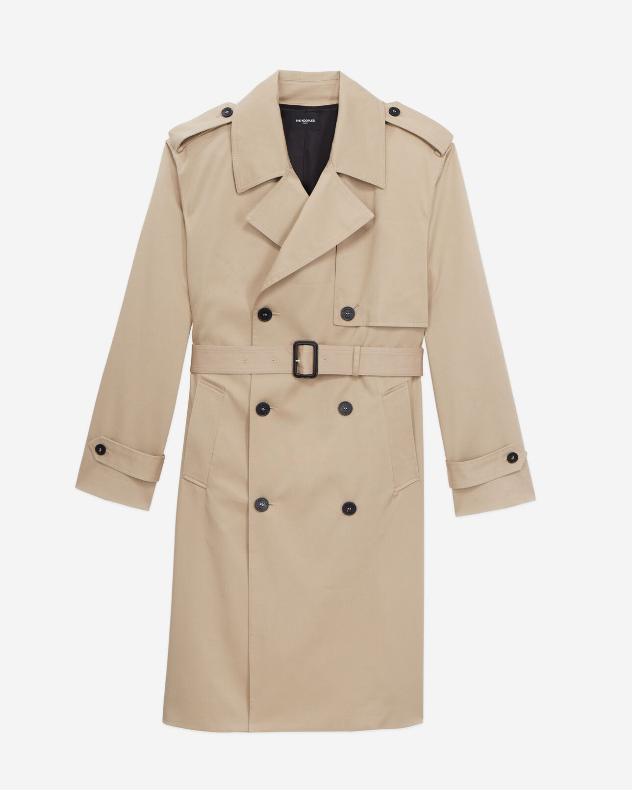 The Kooples HOMME BEIGE trench coat beige