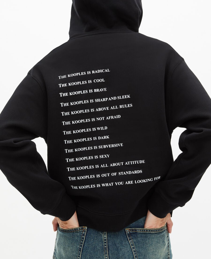 The Kooples WOMEN BLACK black what is hoodie