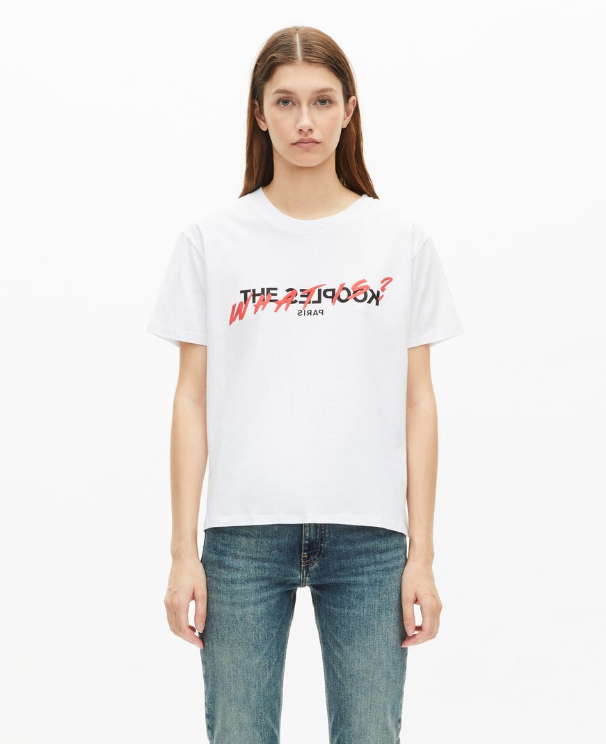 The Kooples FEMME WHITE t-shirt what is blanc