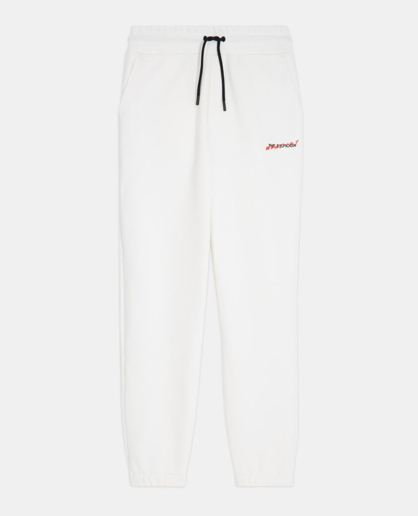 The Kooples F ECRU ecru joggers with what is print