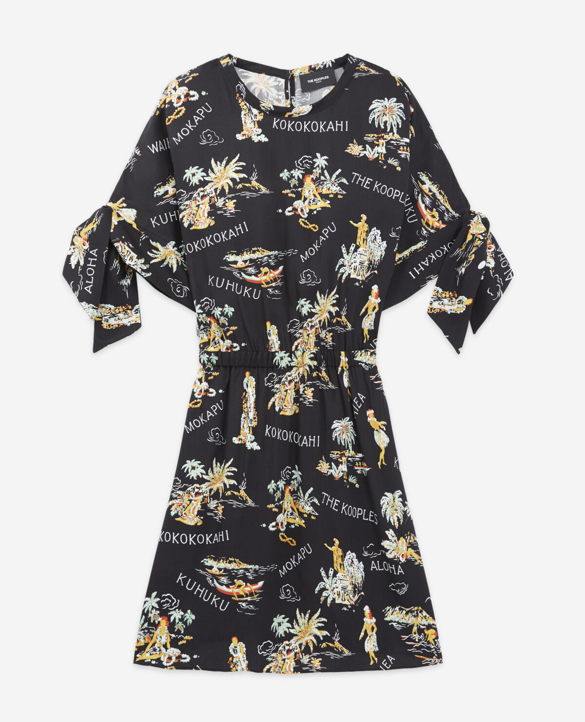Robe motif hawaien top