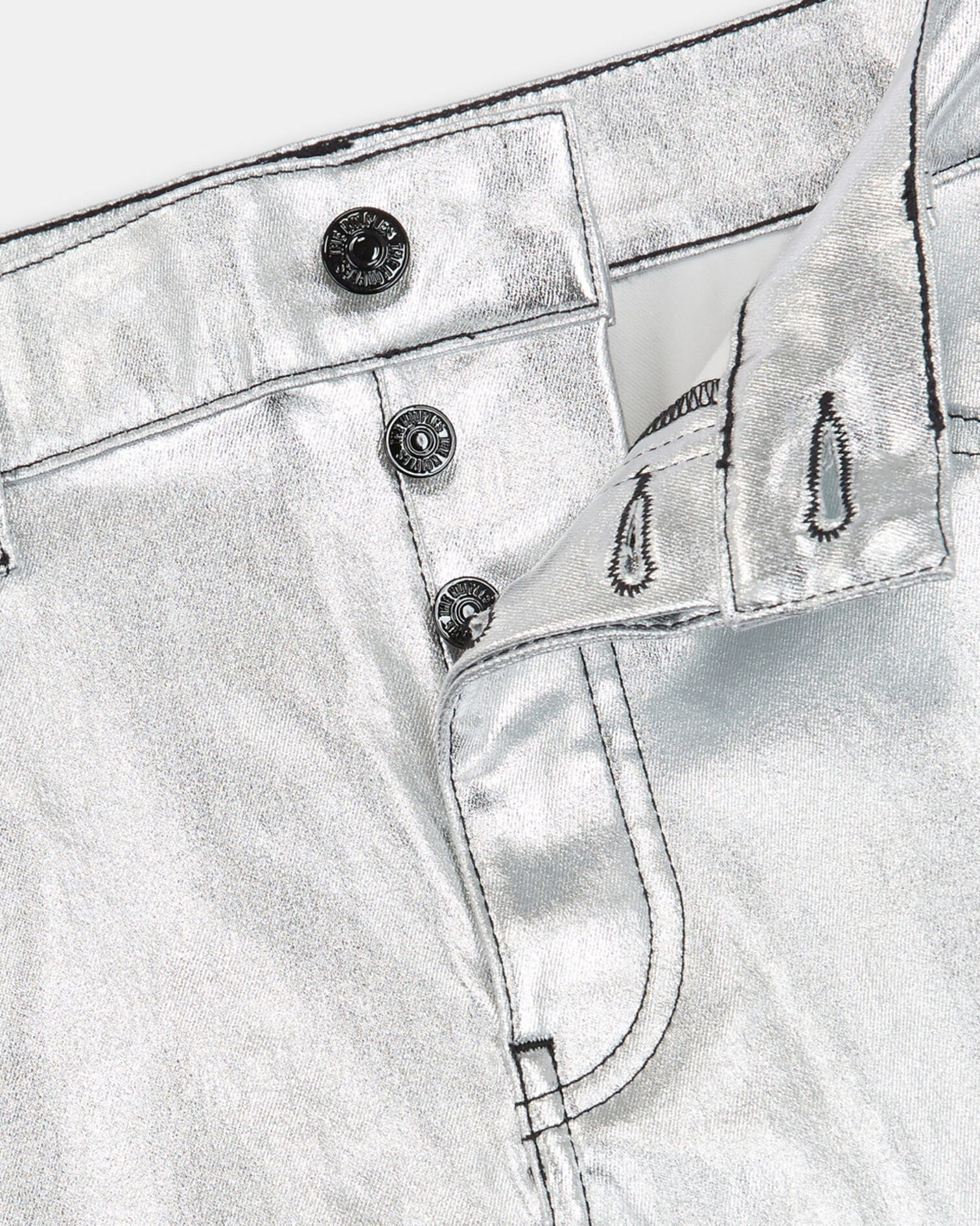 Slim gray jeans, SILVER, hi-res image number null