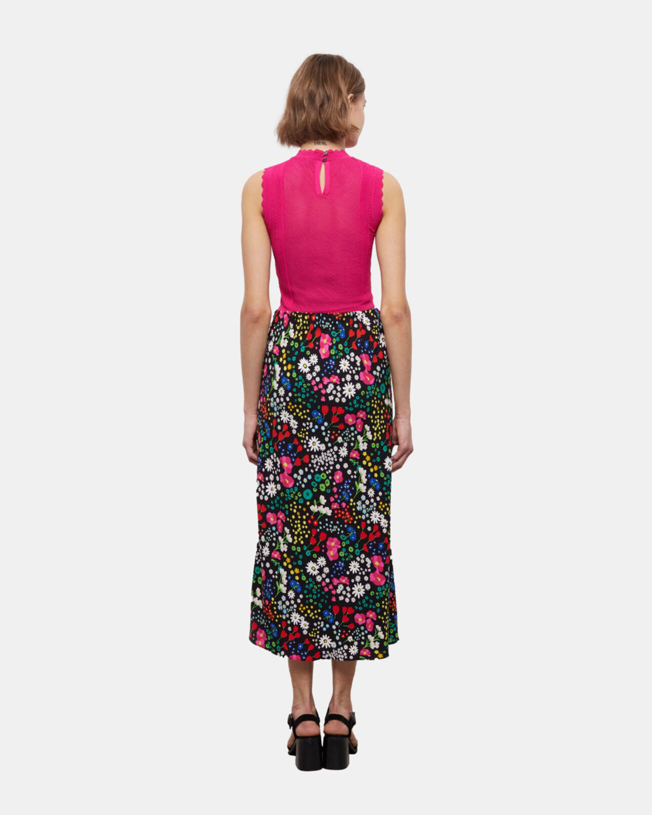 The Kooples FEMME MULTICOLOR jupe longue imprimée