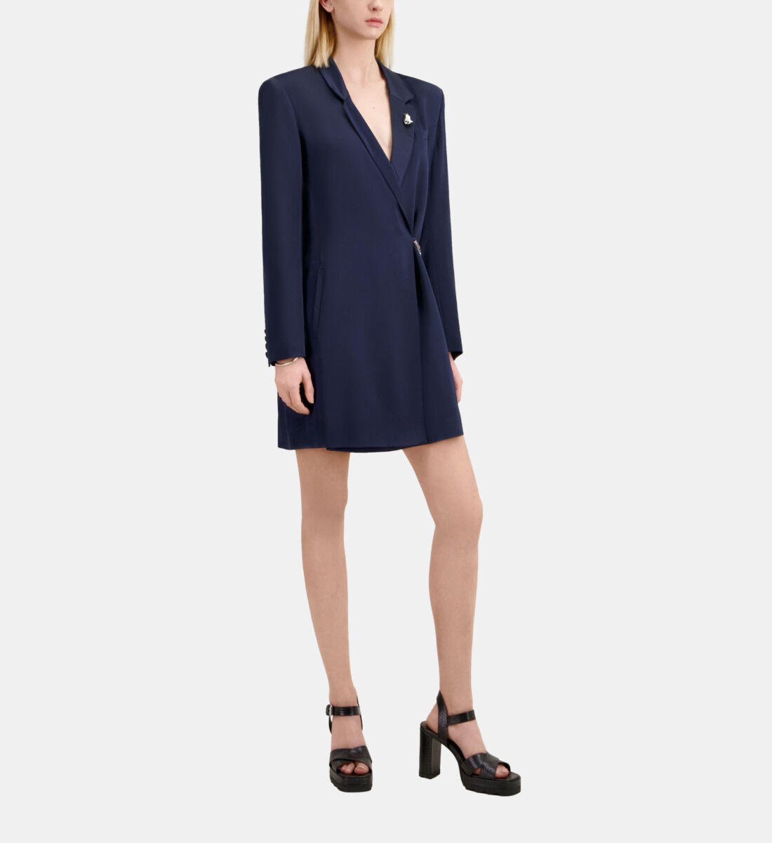 Robe tailleur bleu sales