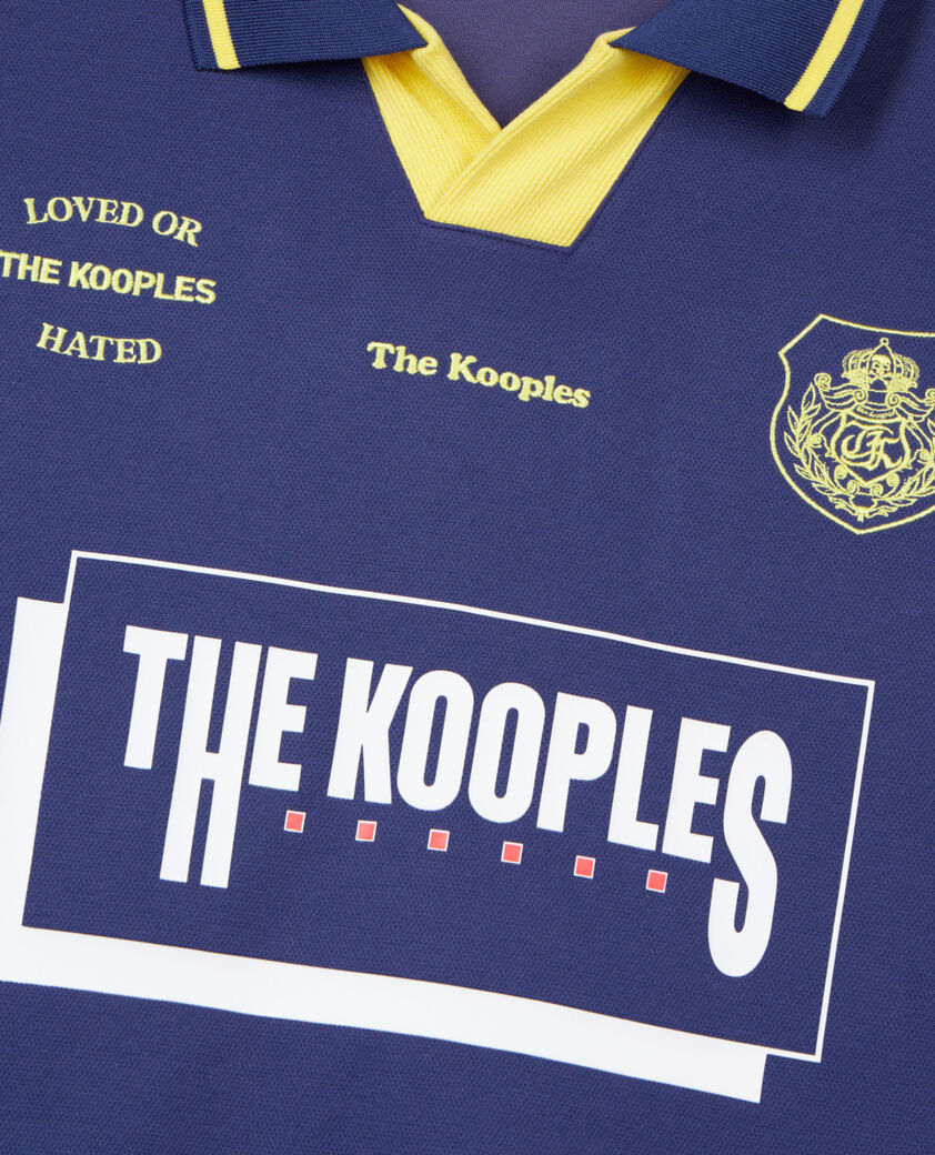 The Kooples HOMME BLUE BRUT polo tk team bleu